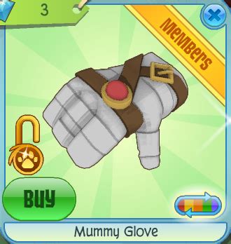 mummy glove aj worth.